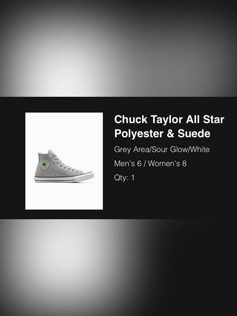 Converse Gray High-Top Sneakers - Picture 6 of 6